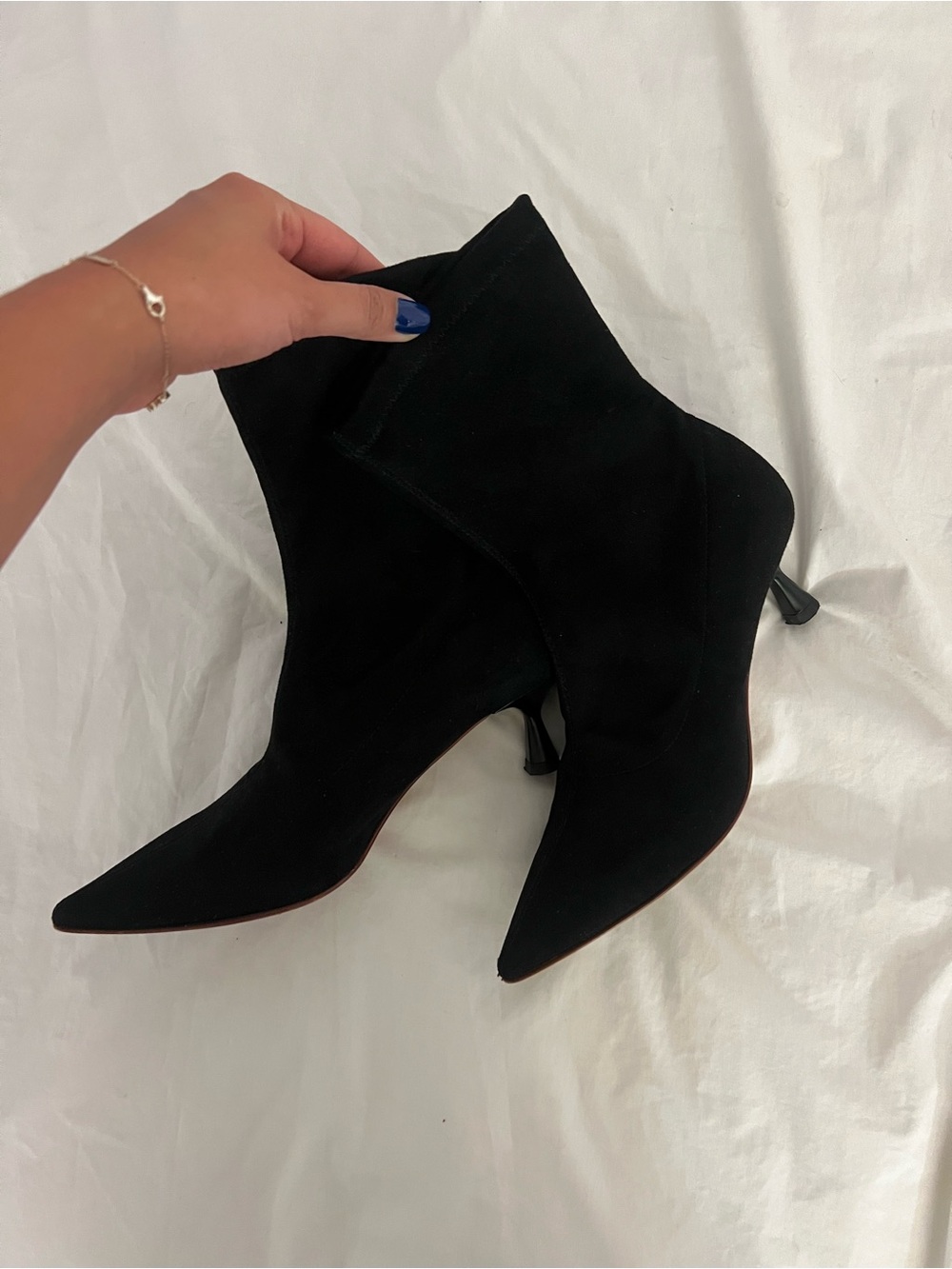 Women’s Black Pointed Toe Stiletto Ankle Boots